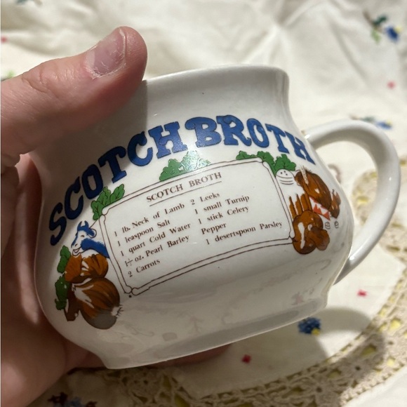 Vintage Soup Mugs with Recipe Design - Picture 6 of 11